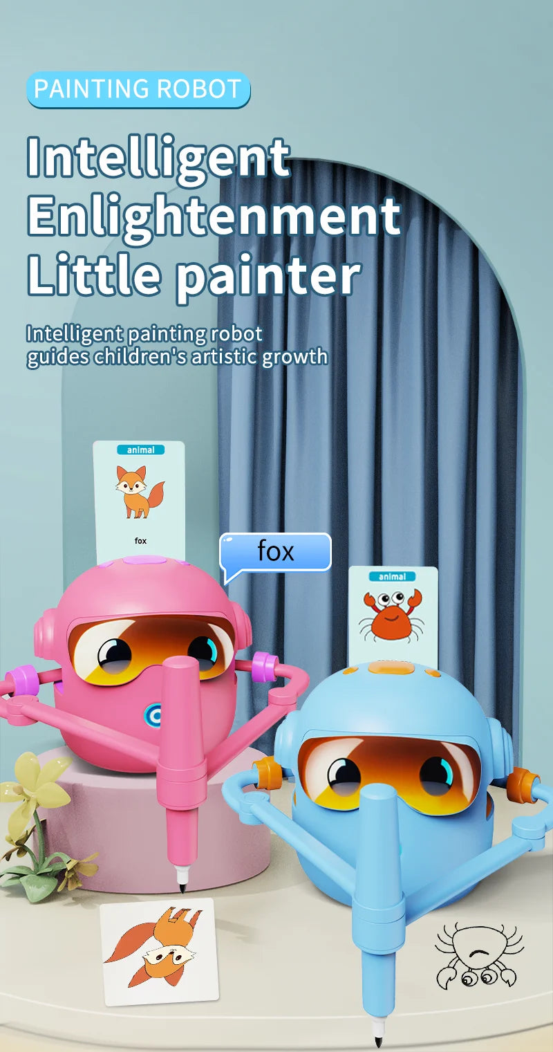 Intelligent Drawing Robot Toys Set for Kids