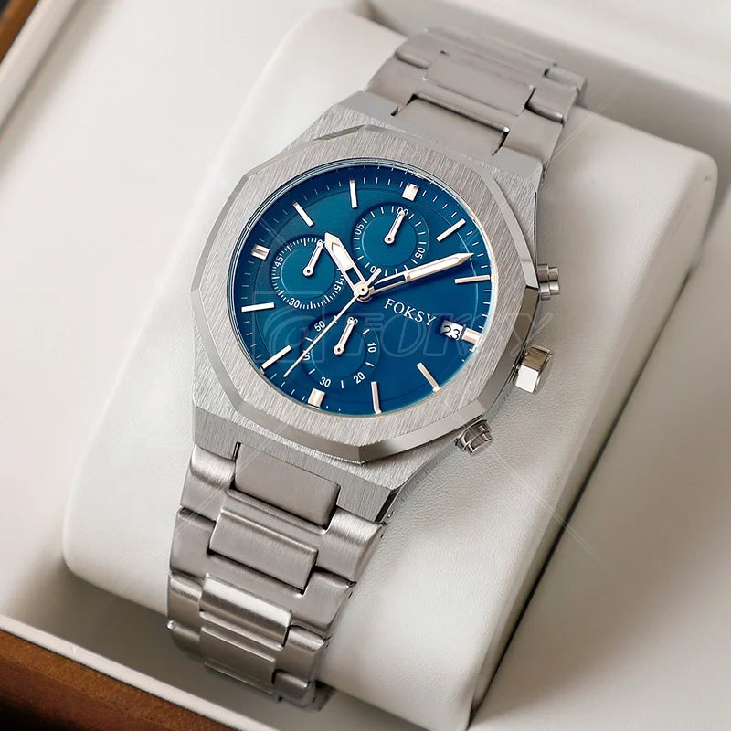 Men’s Quartz Watch – Sleek, Stylish & Luminous