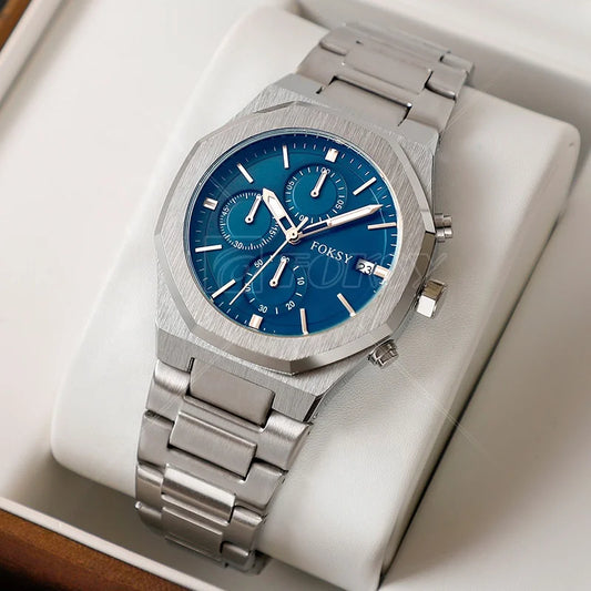 Men’s Quartz Watch – Sleek, Stylish & Luminous