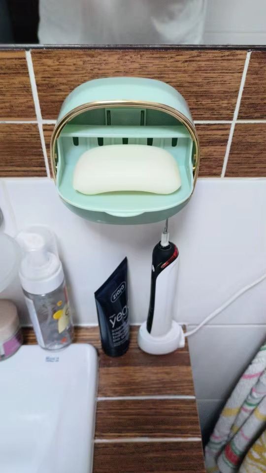 Premium Wall Mounted Self-Draining Soap Holder