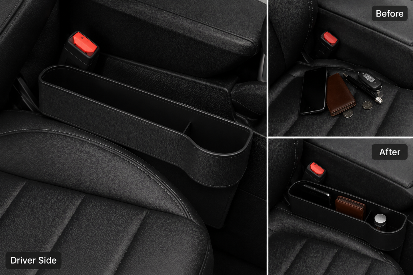 Car Seat Gap Organizer with Cup Holder