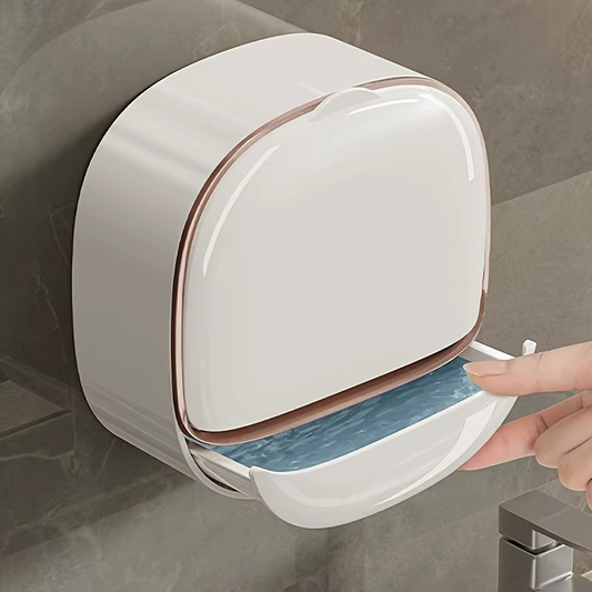 Premium Wall Mounted Self-Draining Soap Holder