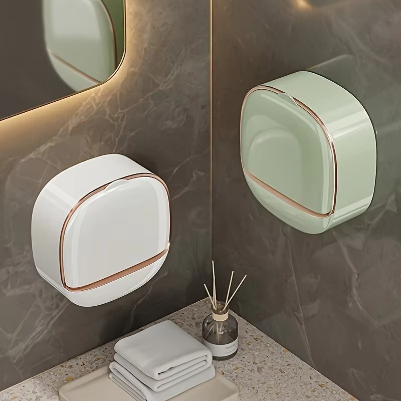 Premium Wall Mounted Self-Draining Soap Holder